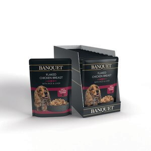 Perfection dog food: Multiple packages in a box.